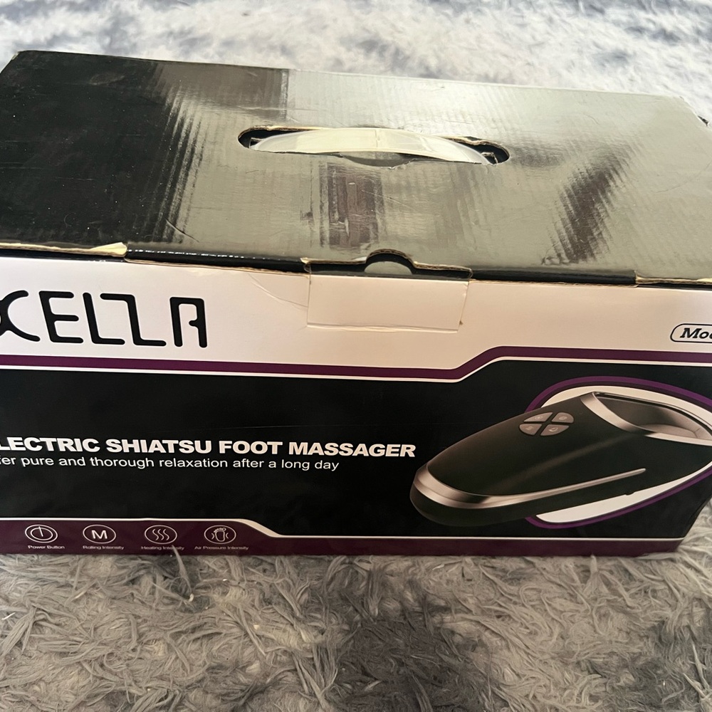 Black Electric Shiatsu Foot Massager